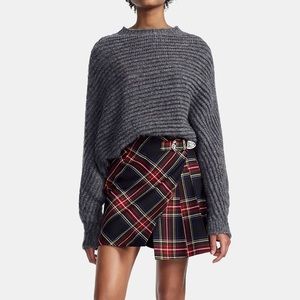 Maje Judie Tartan Kilt Skirt